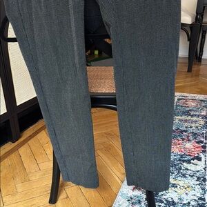 Loft Black Checkered Pants